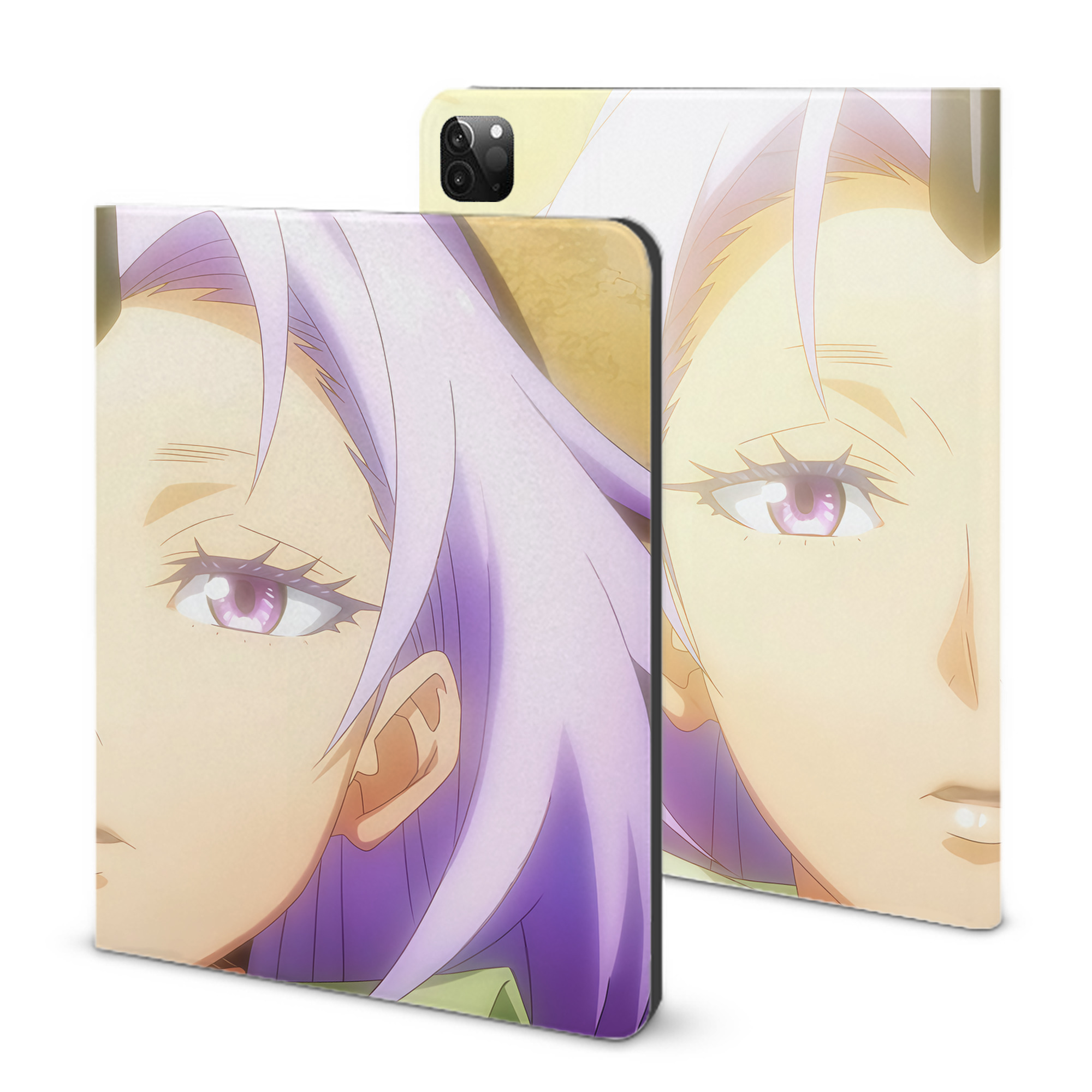 （画像用） 転スラ Regarding Reincarnated to Slime IPadケース ペンホルダー付き ブックスタイルデザイン